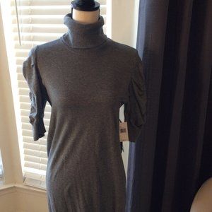 NEW - Gray Turtleneck Sweater Dress